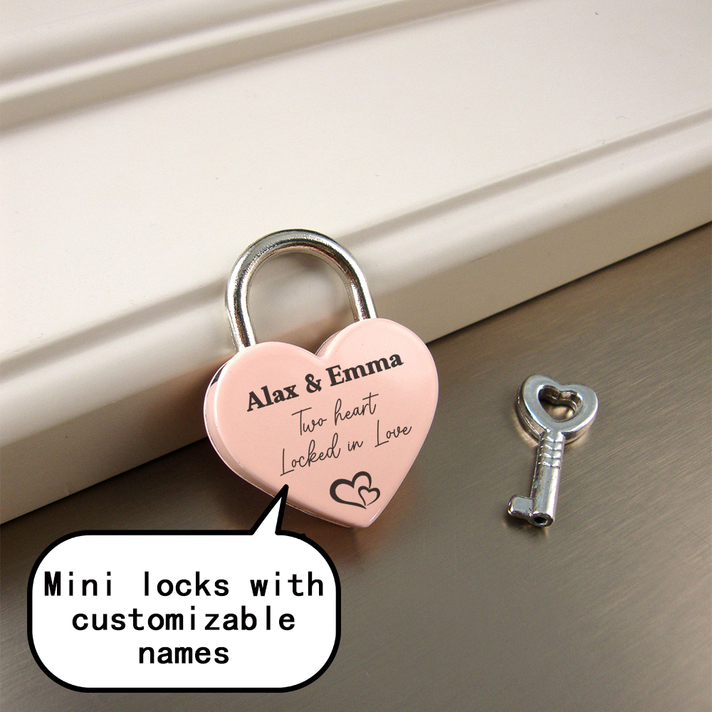 Personalized Name Box - قفل سفر قديم الطراز بتصميم مخصص
