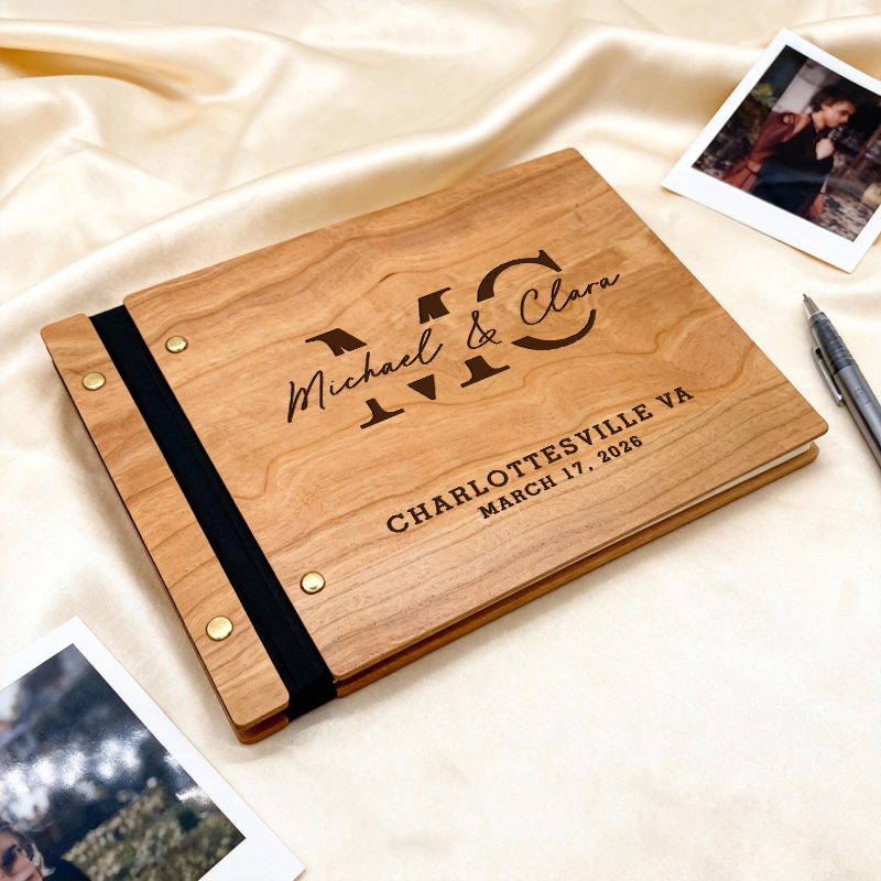 Custom Photo Book - كتاب ضيوف الزفاف المخصص - كتاب