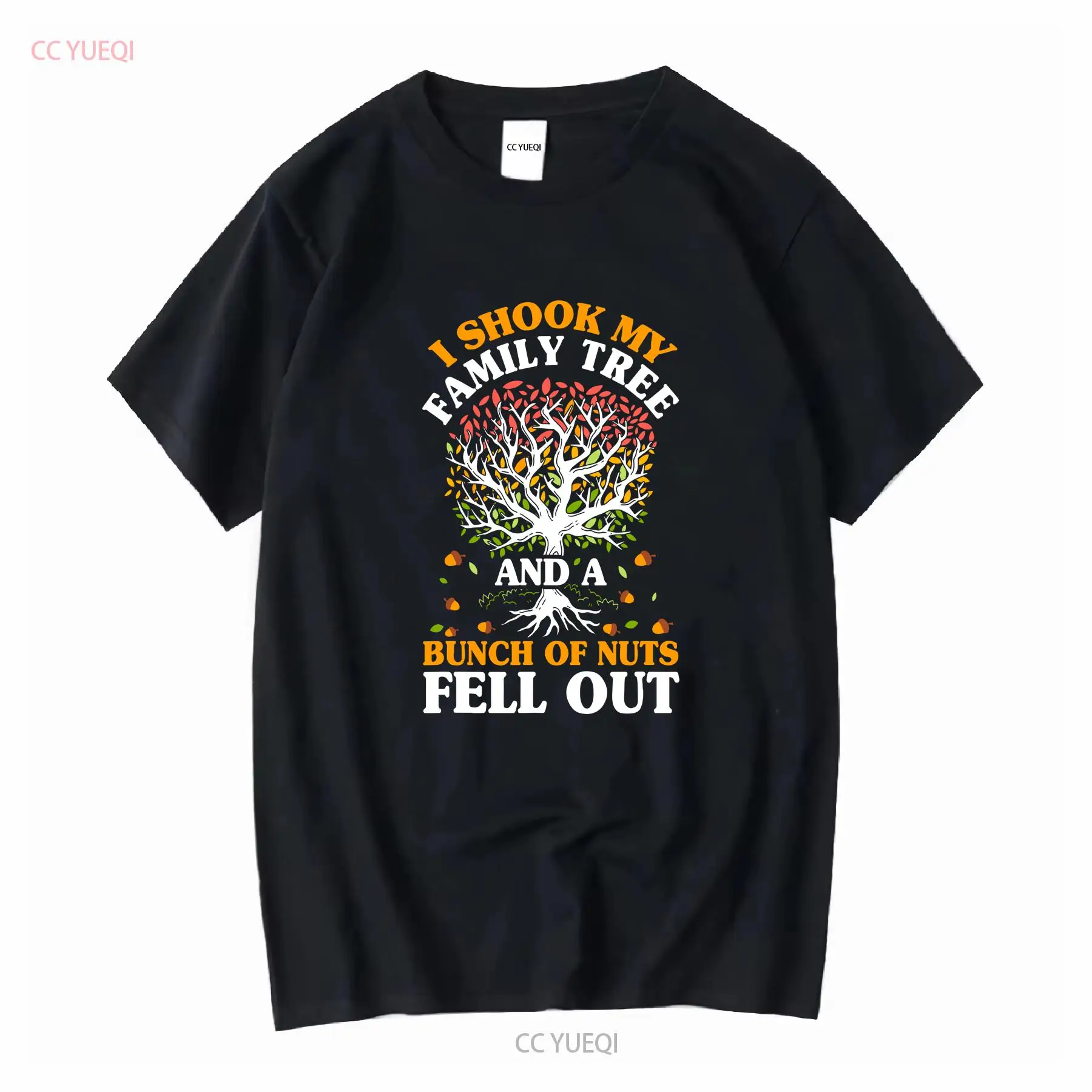 Family Tree Print - هز عائلتي شجرة المكسرات سقطت مضحك
