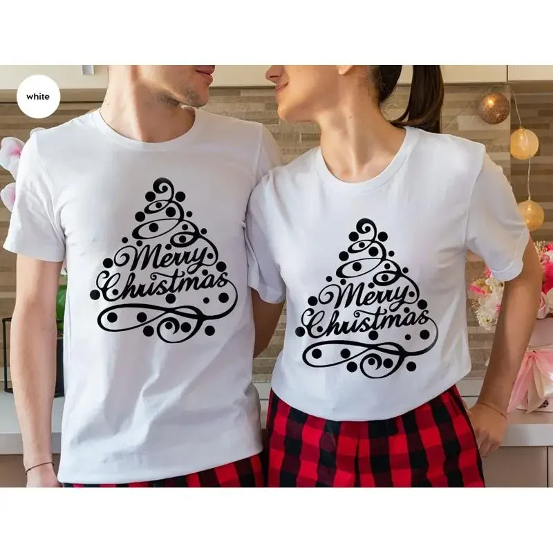 Family Tree Print - قميص عيد الميلاد المجيد مع تصميم