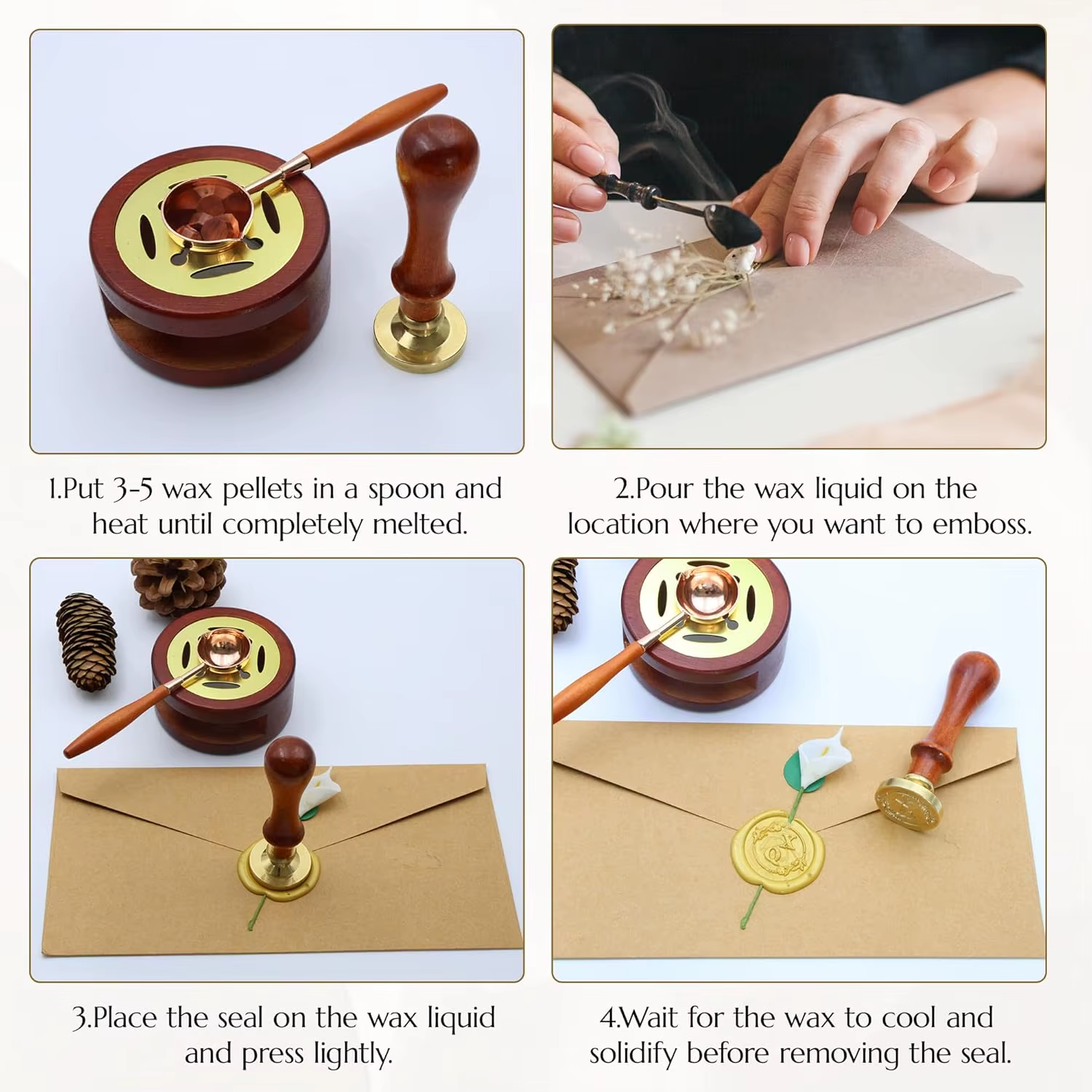 مجموعة طوابع ختم الشمع المخصصة - مراجعة Wax Seal Letter Kit وسعره