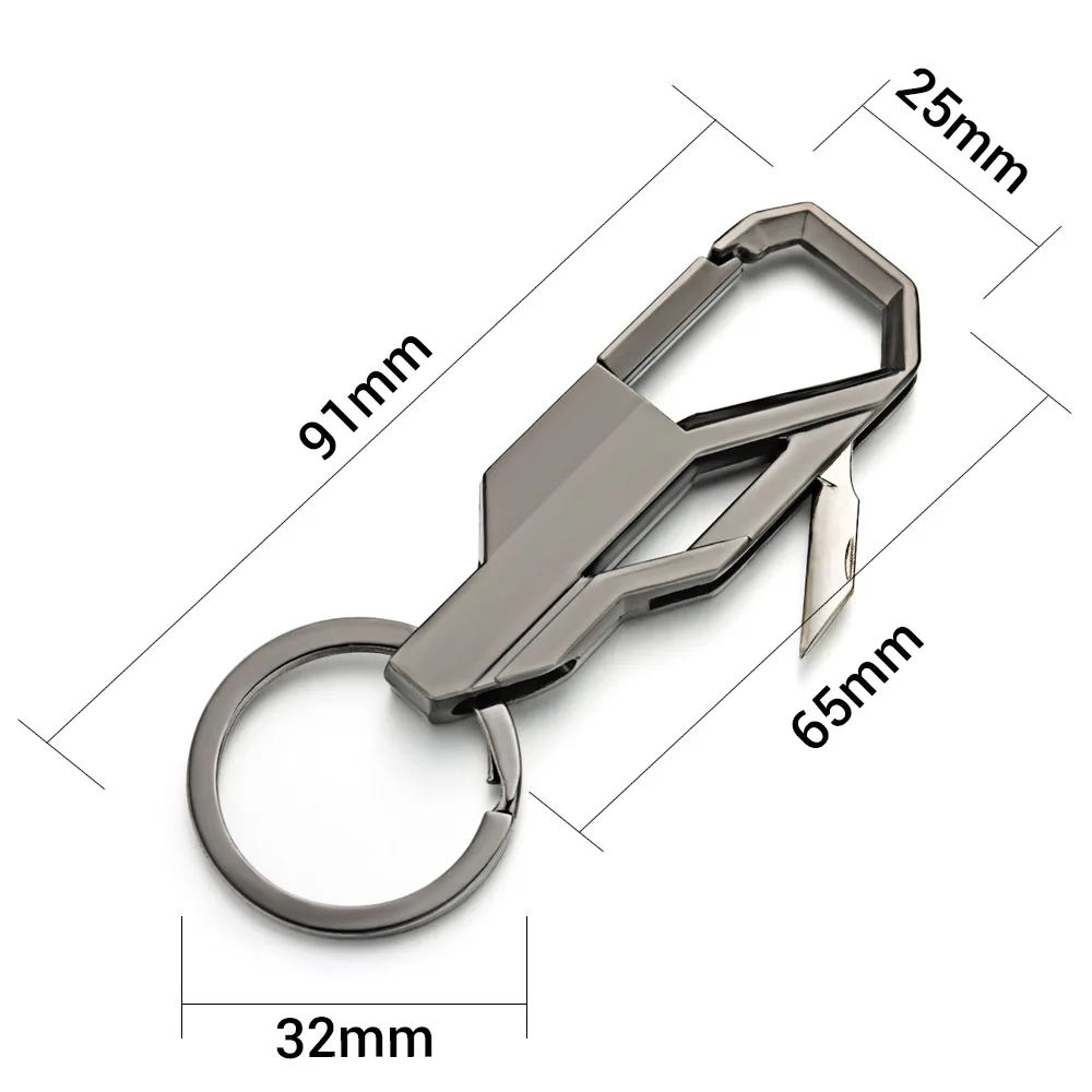 سكين صغير المفاتيح طوي شخصية س - مراجعة Initial Ring Custom وسعره