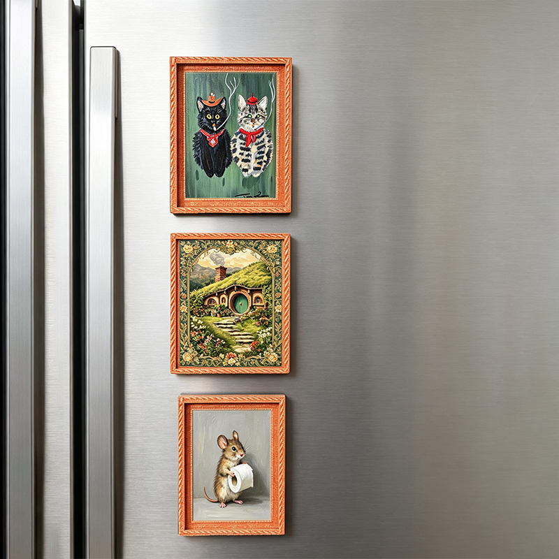 إطار صور مغناطيسي خشبي للثلاجة - مراجعة Engraved Wood Frame وسعره