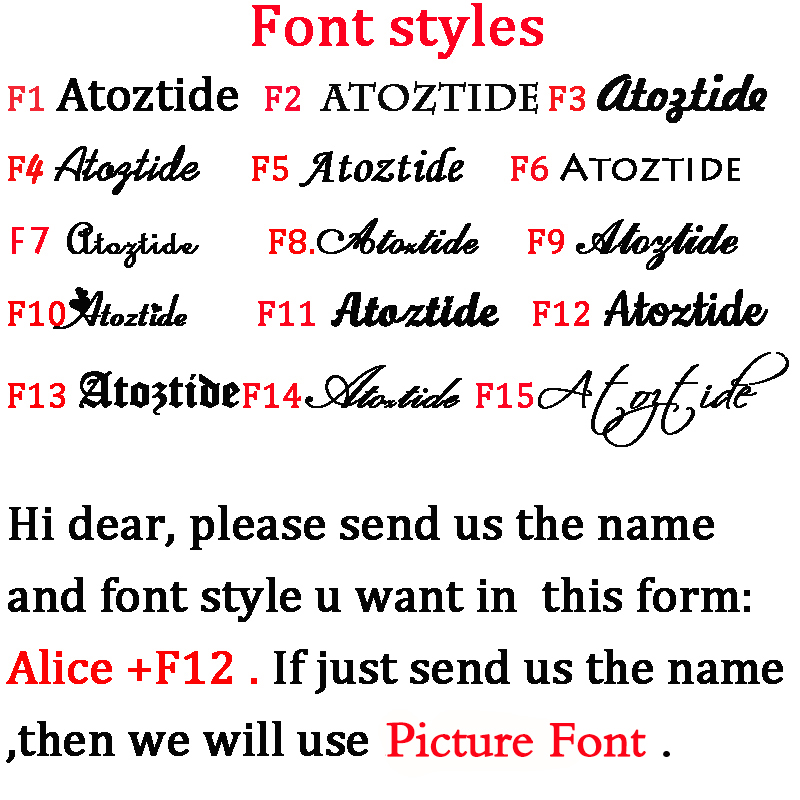 Atoztide شخصية مخصصة أسماء سوا - مراجعة Personalized Name Box وسعره