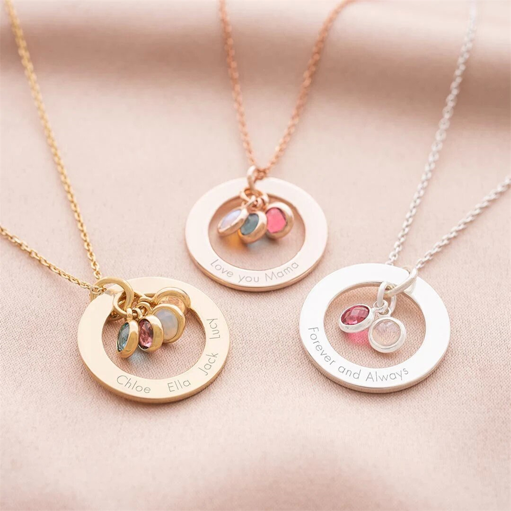 قلادة خاتم مخصصة من حجر المولد - مراجعة Birth Flower Necklace وسعره
