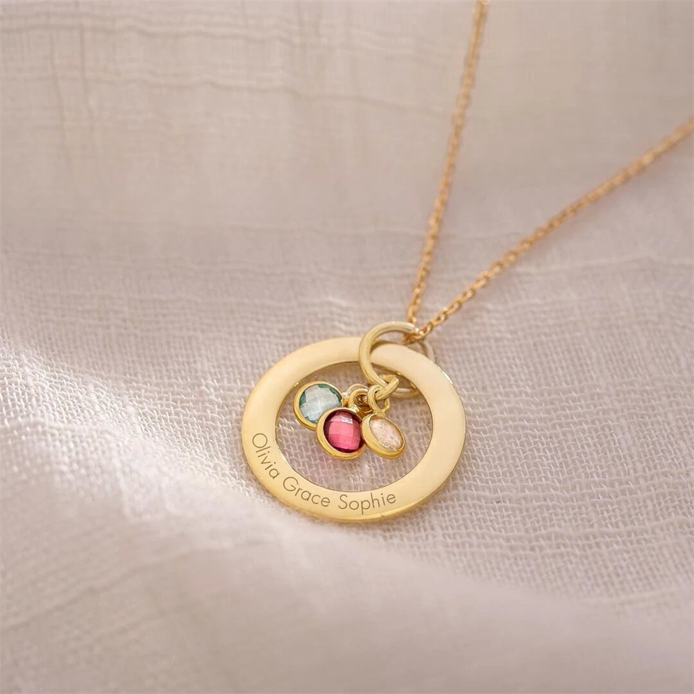 قلادة خاتم مخصصة من حجر المولد - مراجعة Birth Flower Necklace وسعره