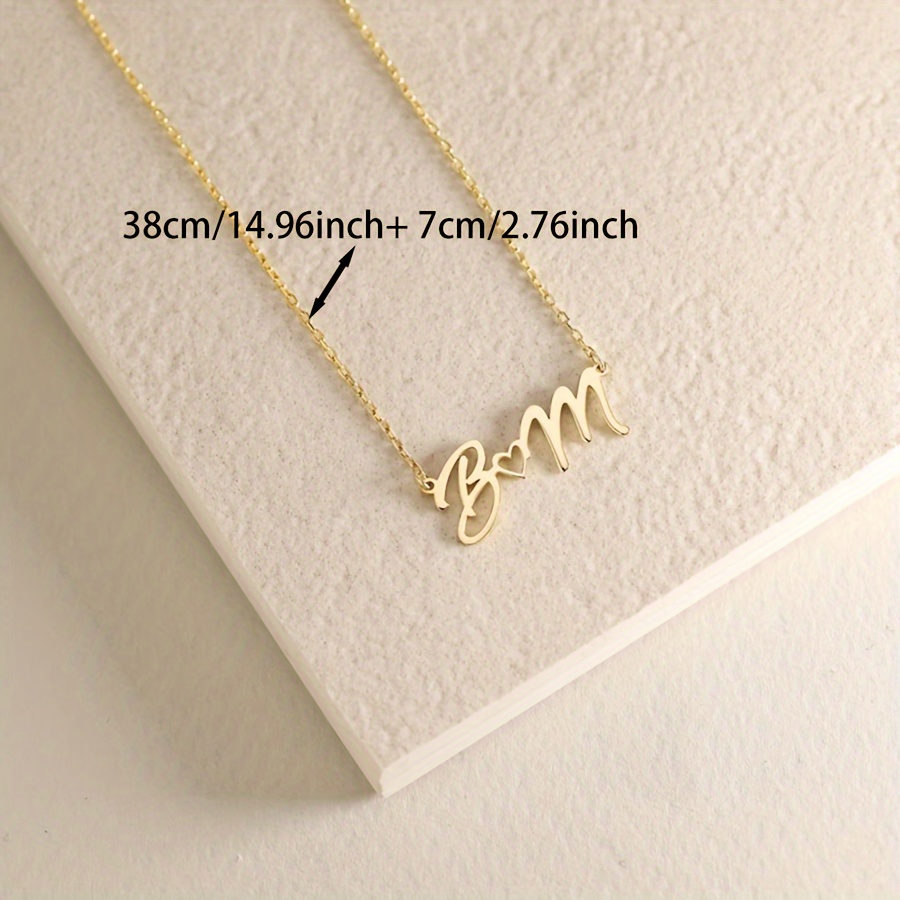 اسم مخصص القلائد للنساء مقاوم  - مراجعة Name Necklace Custom وسعره