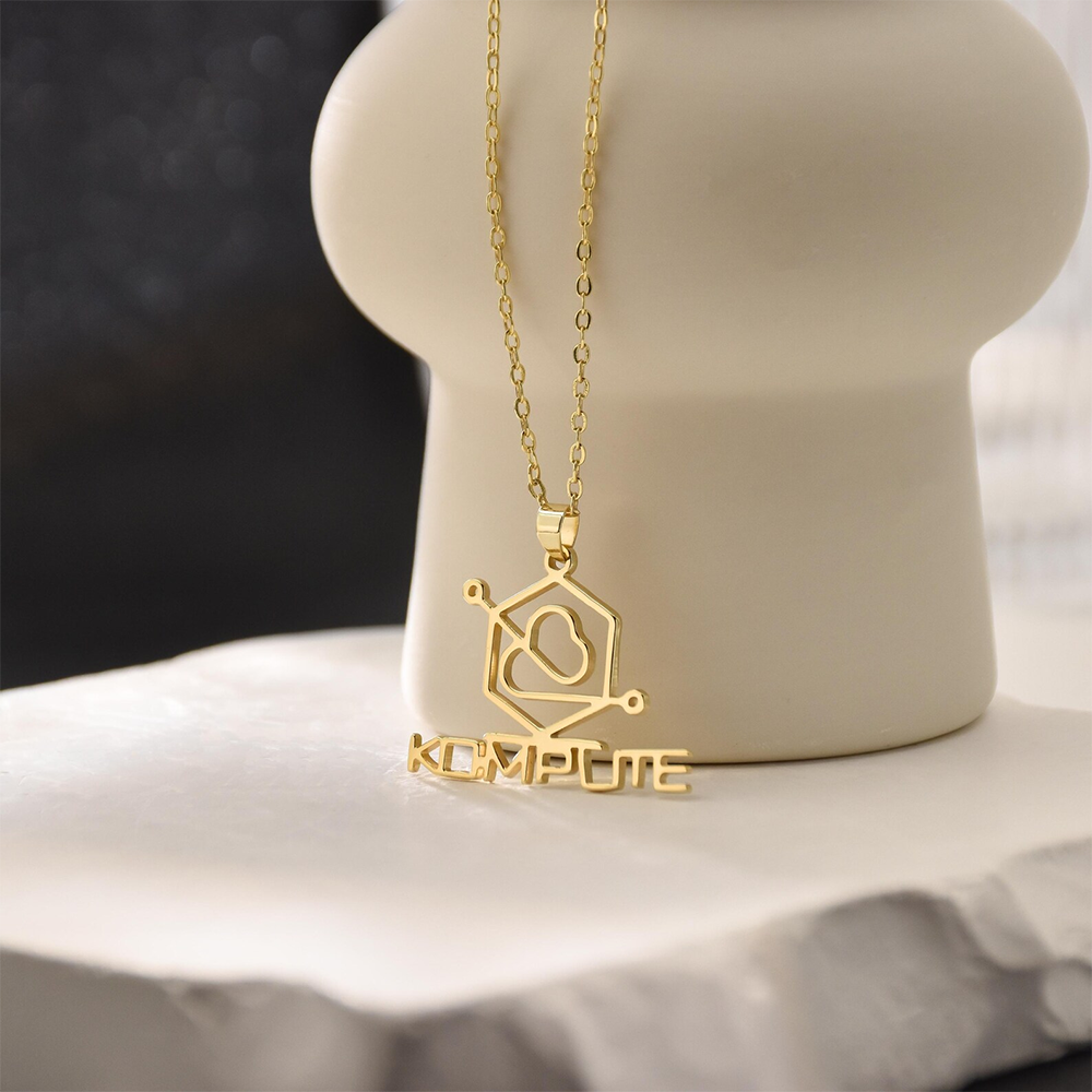 مخصص شعار الشركة قلادة شخصية ق - مراجعة Name Necklace Custom وسعره