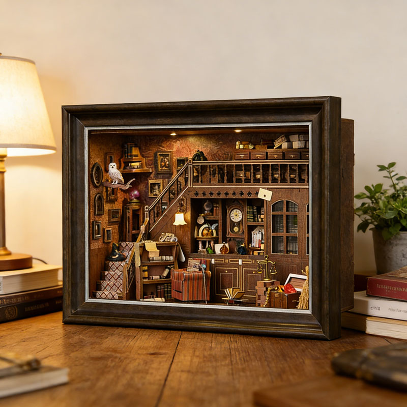 طقم ركن كتاب خشبي ثلاثي الأبعا - مراجعة Engraved Wood Frame وسعره