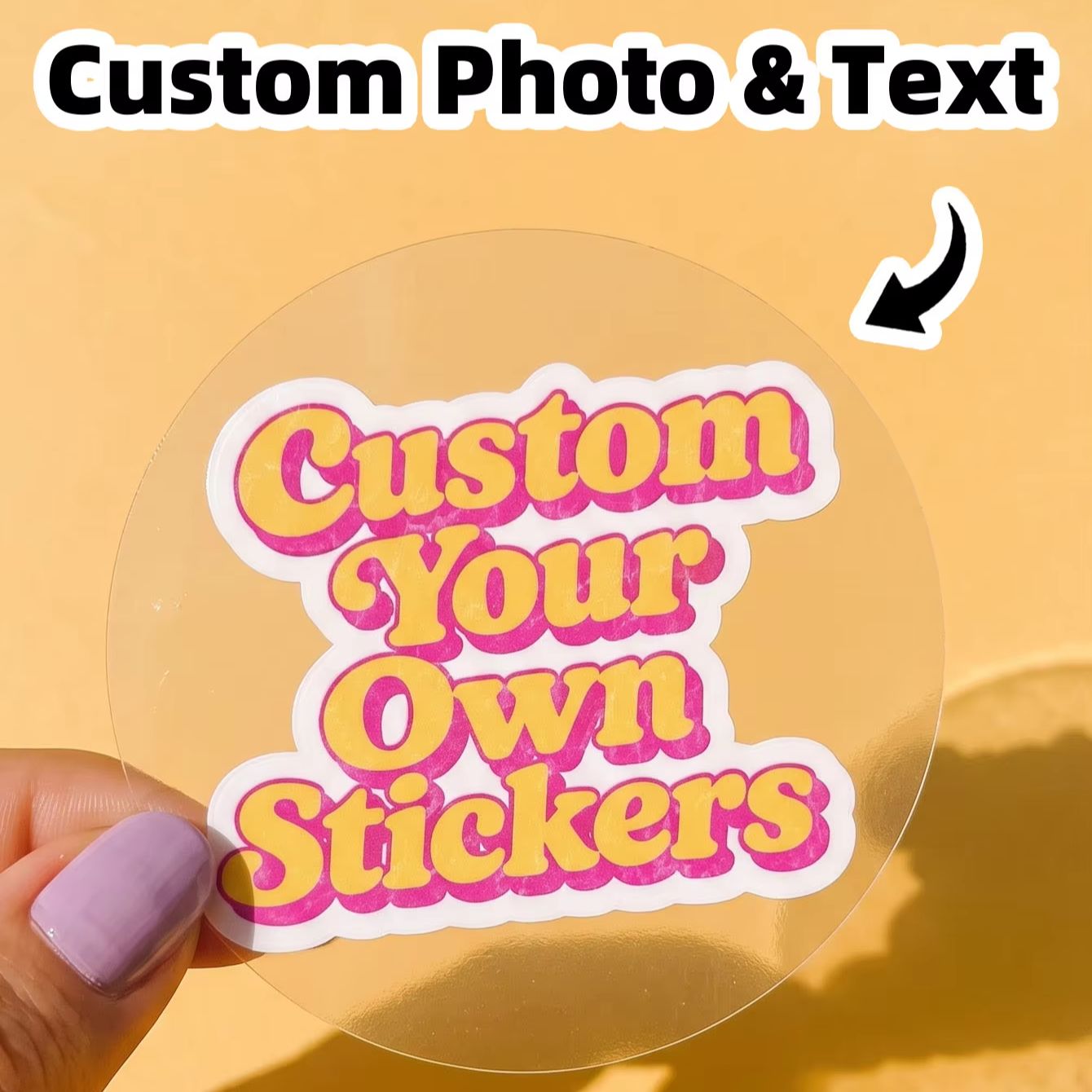 1-180 قطعة ملصقات شفافة مقاومة - مراجعة Personalised Candle Label وسعره