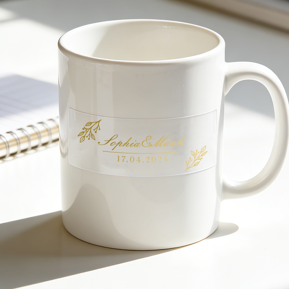 30-300 قطعة من ملصقات الزفاف ا - مراجعة Personalised Candle Label وسعره