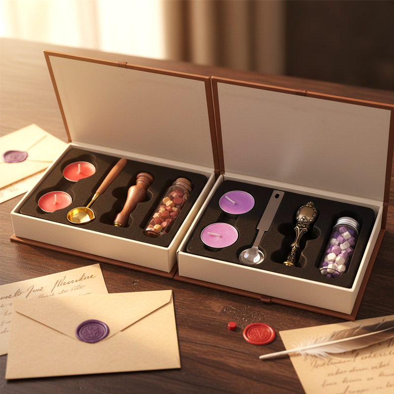 مجموعة هدايا ختم الشمع مع مقبض - مراجعة Wax Seal Letter Kit وسعره