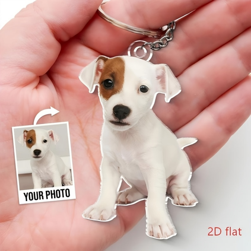 سلسلة مفاتيح أكريليك مخصصة مع  - مراجعة Pet Portrait Custom وسعره