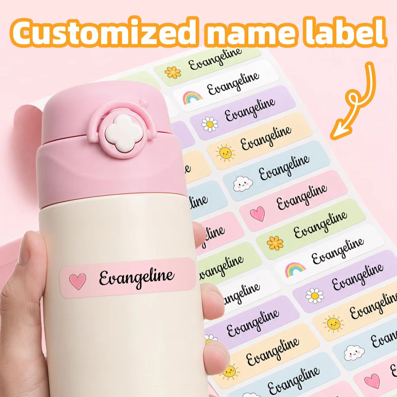 1-300 قطعة ملصقات أسماء مخصصة، - مراجعة Personalized Name Box وسعره