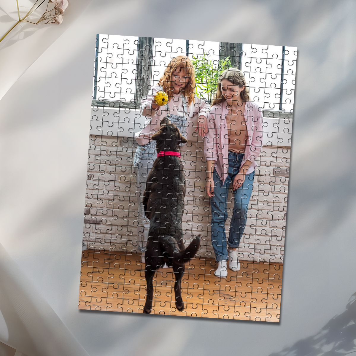 35/150/300/500/1000 قطعة لغز ص - مراجعة Pet Portrait Custom وسعره