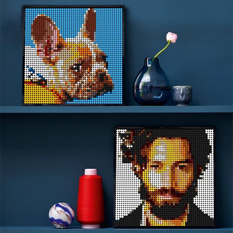 لوحة فسيفساء فريدة من نوعها بت - مراجعة Pet Portrait Custom وسعره